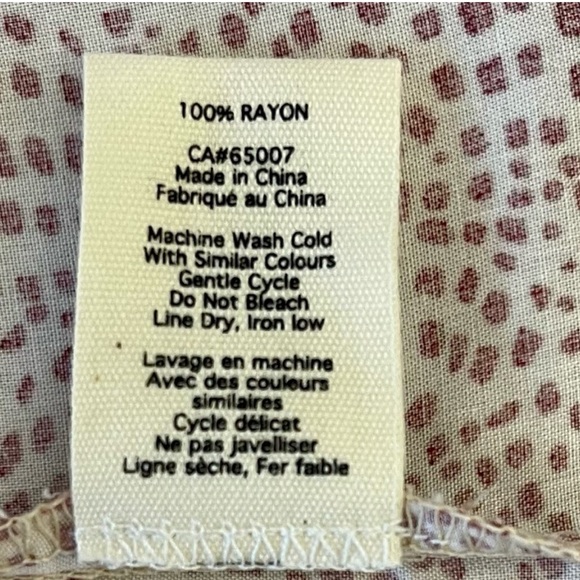 NWT Jackson Rowe Burgundy/Cream Evie Juno Cinched Drawstring Waist Dress (XS/S) - Picture 14 of 15